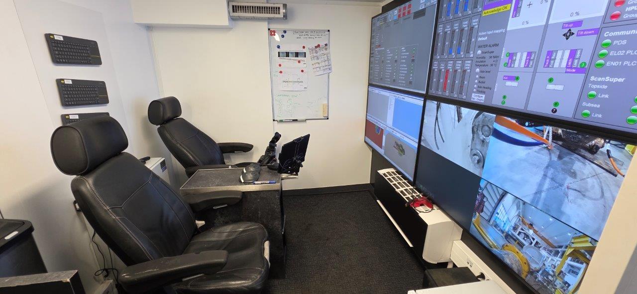 Operatørcontainer med AC-M5-kjøling